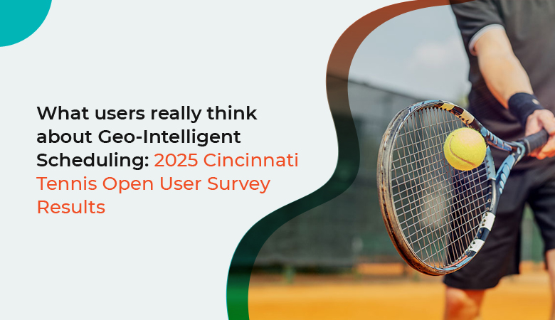 2025 Cincinnati Open Survey - Geo-Intelligent Scheduling for Event Management